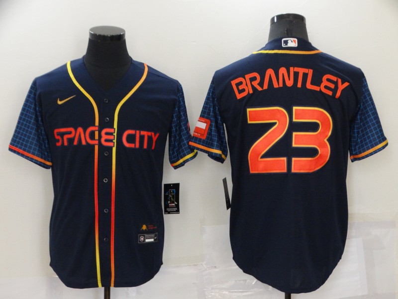 Astros 23 Michael Brantley Navy Nike 2022 City Connect Cool Base Jerseys,We sell and wholesale Astros 23 Michael Brantley Navy Nike 2022 City Connect Cool Base Jerseys on line form chian!